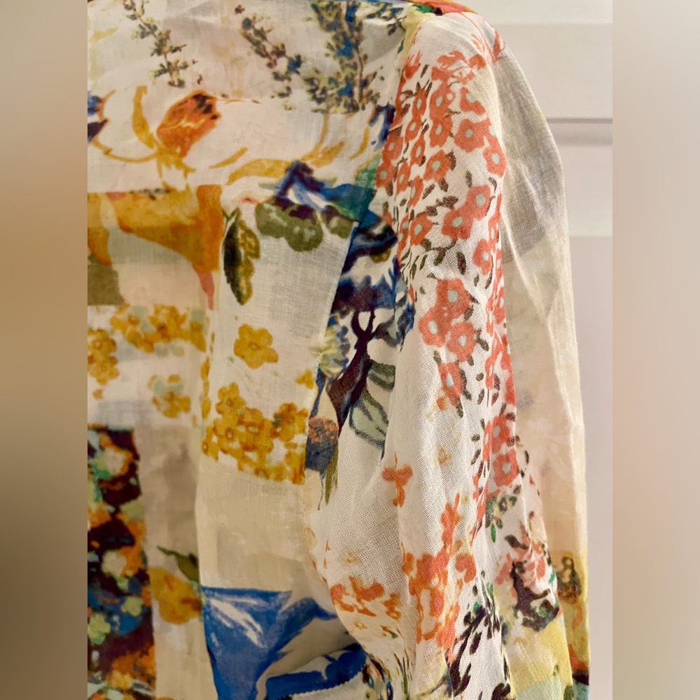 Maeve Multicolor Patchwork Blouse - image 8